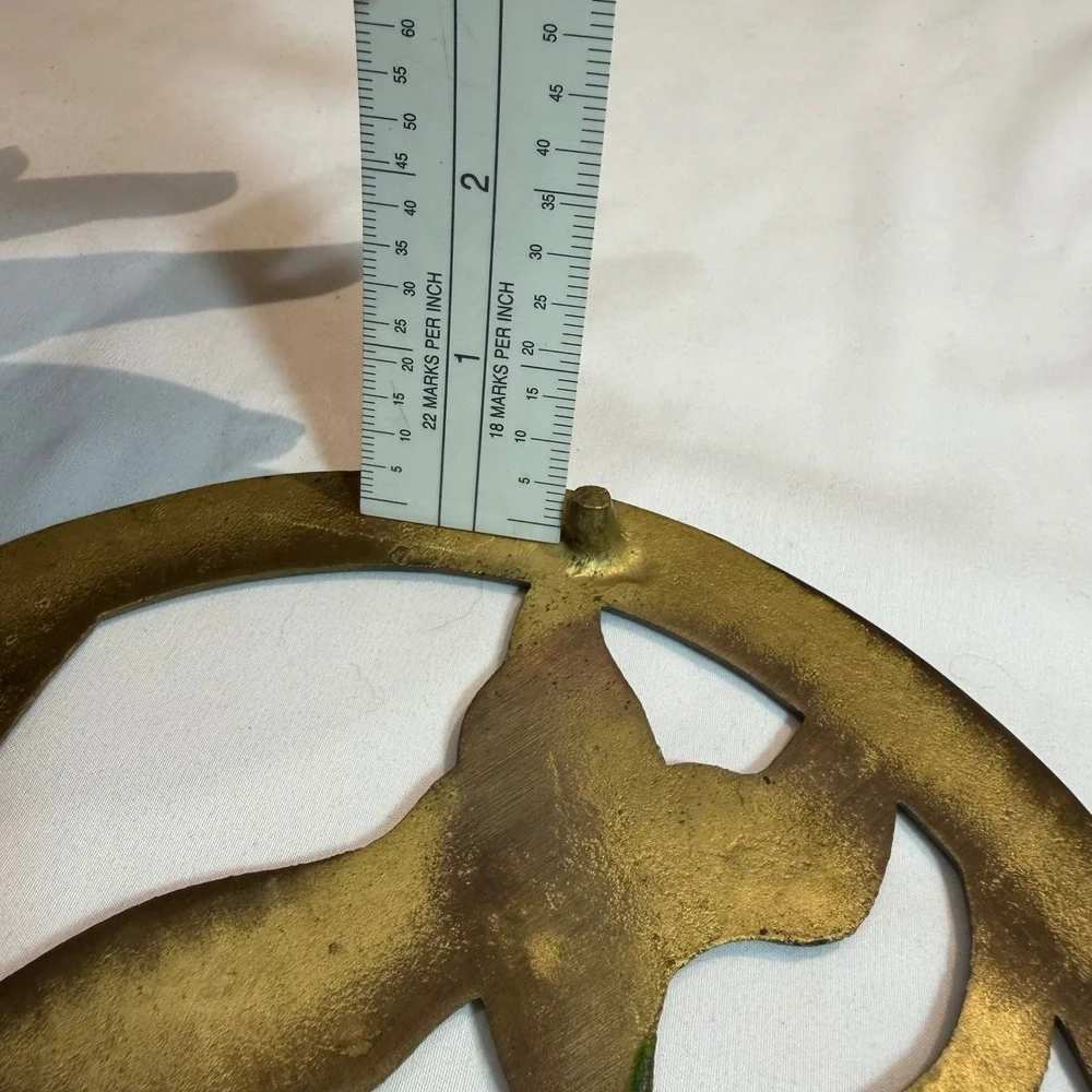 Penco Vintage Flying Geese Brass Trivet Wall Art MCM